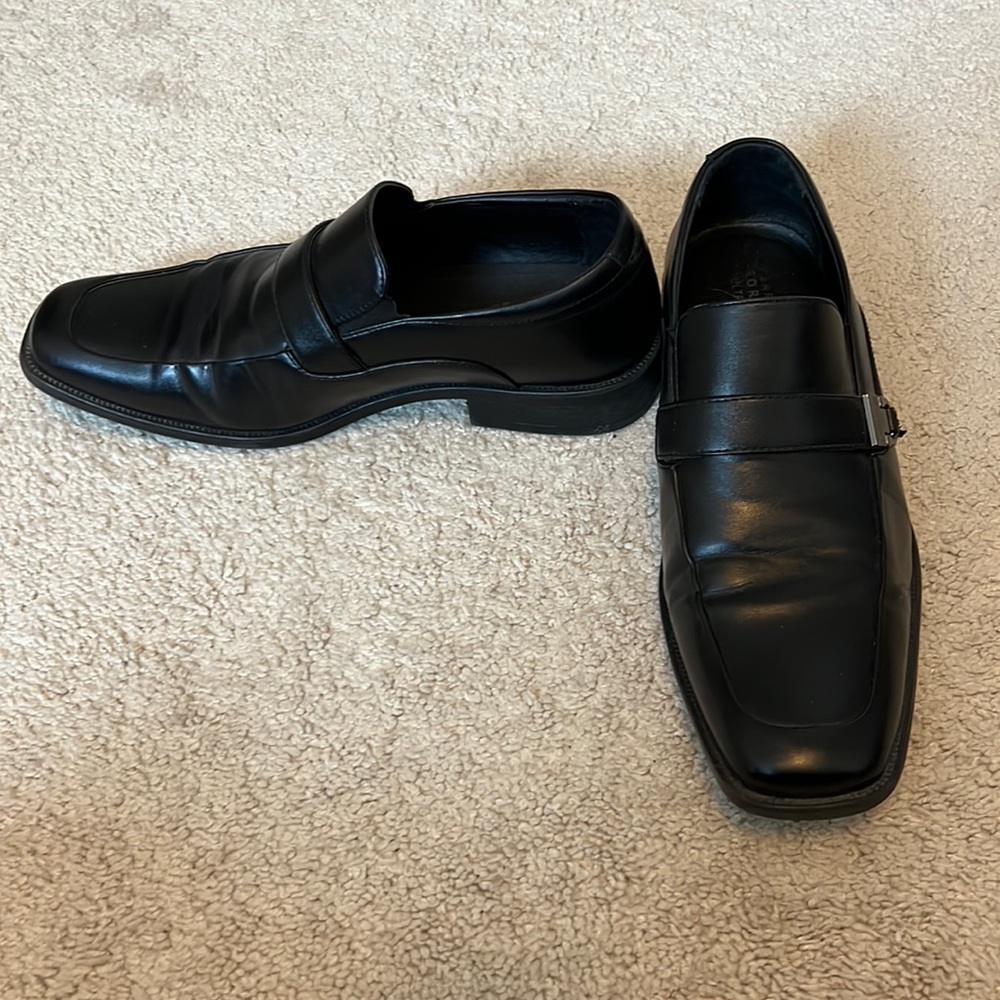 Perry Ellis Oran Slip On Oxford Shoe Men's Black